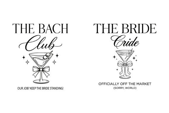 Bride Bach Club Bachelorette Design – Graphics for T-Shirt Designs & Commercial Use