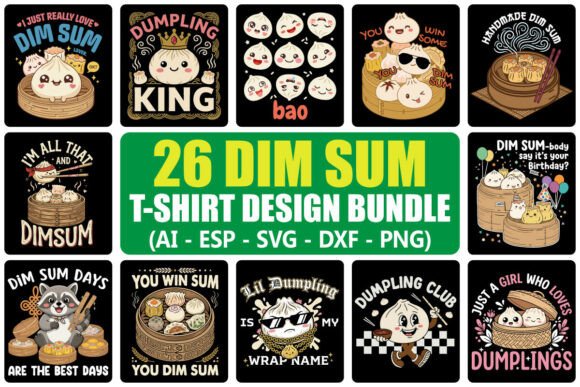 Cute Dim Sum Dumpling Design Bundle: A Designer’s Practical Review for Real Client Projects