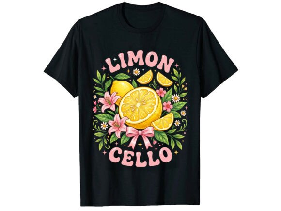 Limon Cello Summer T-Shirt Design: A Vibrant Graphic for Seasonal Marketing and Brand Expression