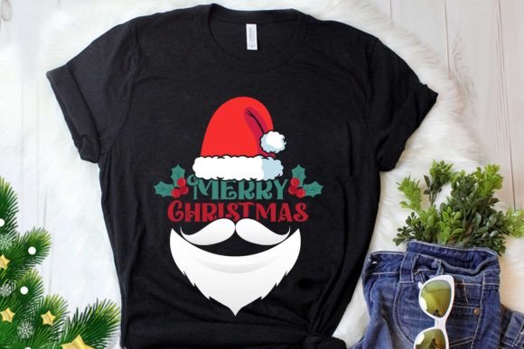 Merry Christmas T-shirt Design – Free Graphics for Holiday Merch