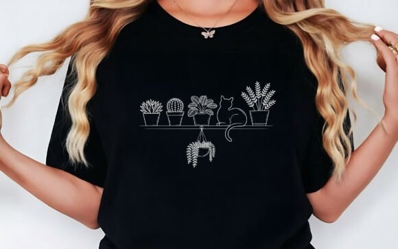 Plant Cat Lover T-shirt Design SVG PNG: A Brand Designer’s Review for Real Business Use