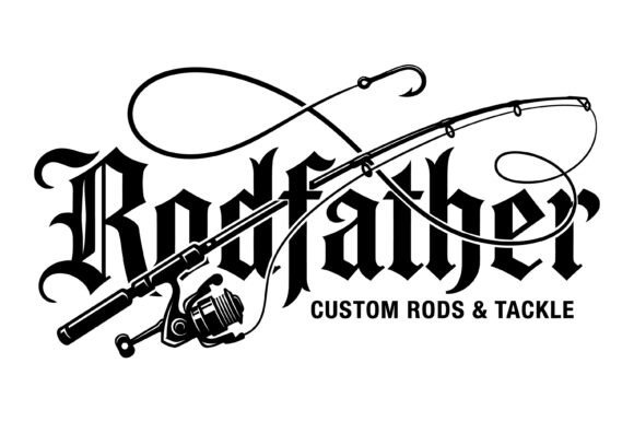 Rodfather Fishing Dad T-Shirt Design – A Versatile Graphic for Outdoor-Themed Branding