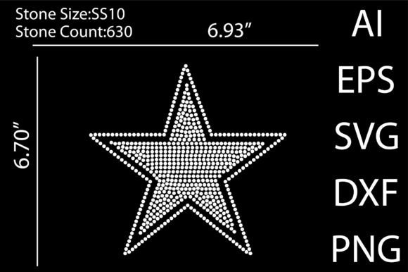 Shining Bright: Evaluating Star Rhinestone Templates Design for T-Shirt Graphics