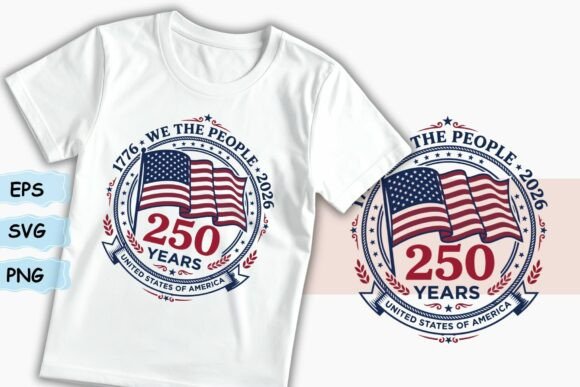 We the People 4th of July T-Shirt Design: Vintage Patriotic Graphics for Modern Marketing